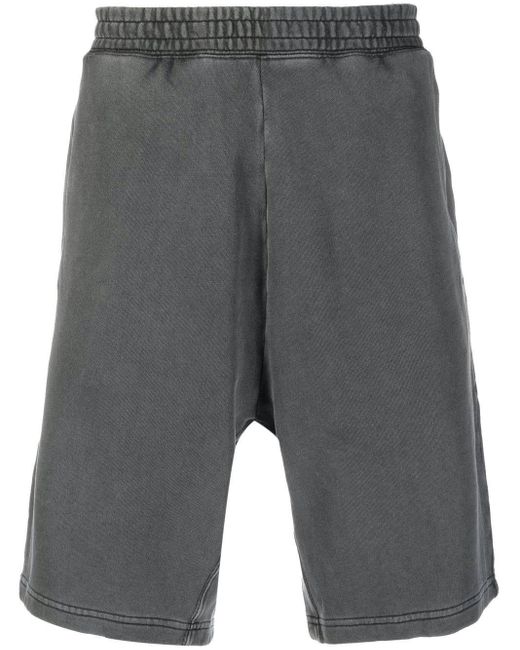 Carhartt Gray Nelson Logo Patch Bermuda Shorts for men