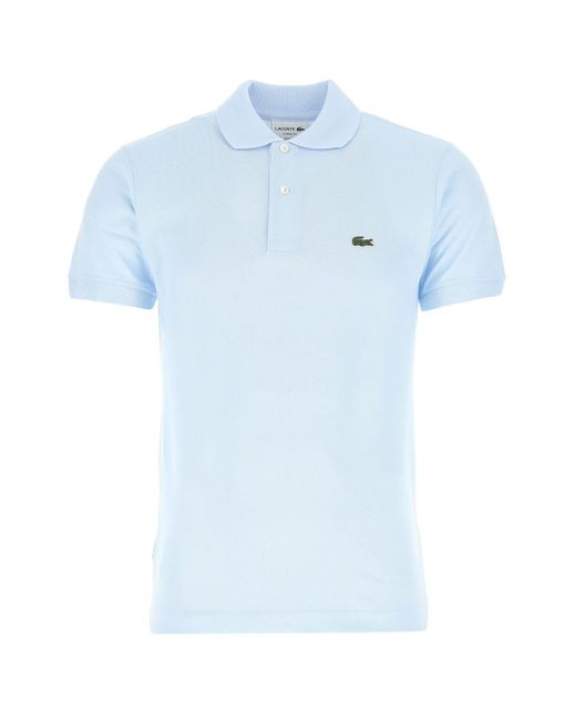 Lacoste Blue Pastel Light- Piquet Polo Shirt for men