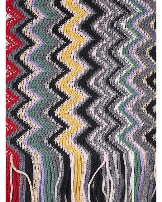 Missoni Multicolor Scarf Wool Blend