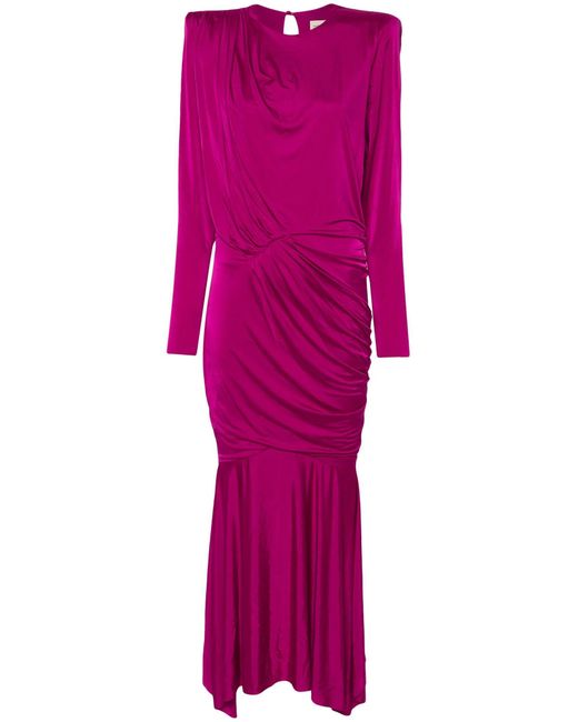 Alexandre Vauthier Pink Stretch-Design Dress