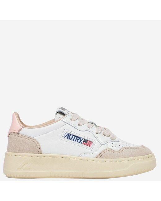 Autry White Sneakers Medalist Low Leather Trainers