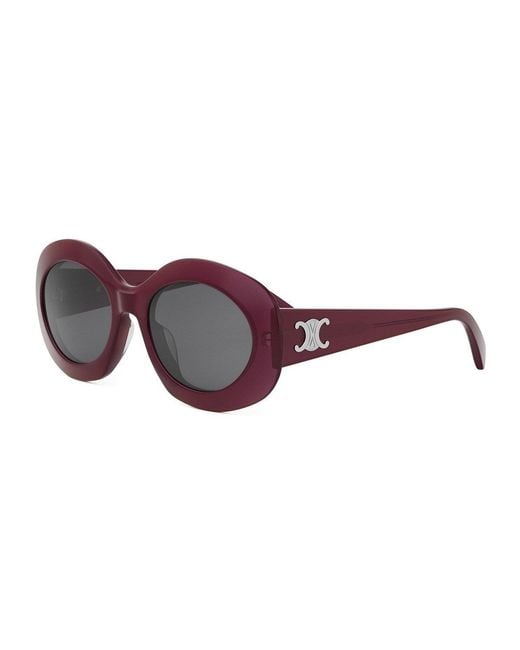Céline Brown Triomphe Acetato Sunglasses