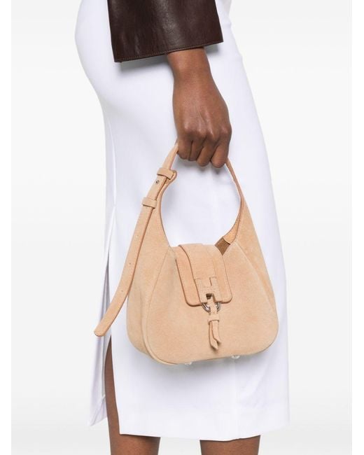 Hogan Natural Leather Crossbody Bag