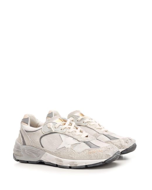 Golden Goose Deluxe Brand White/grey "dad-star" Sneakers