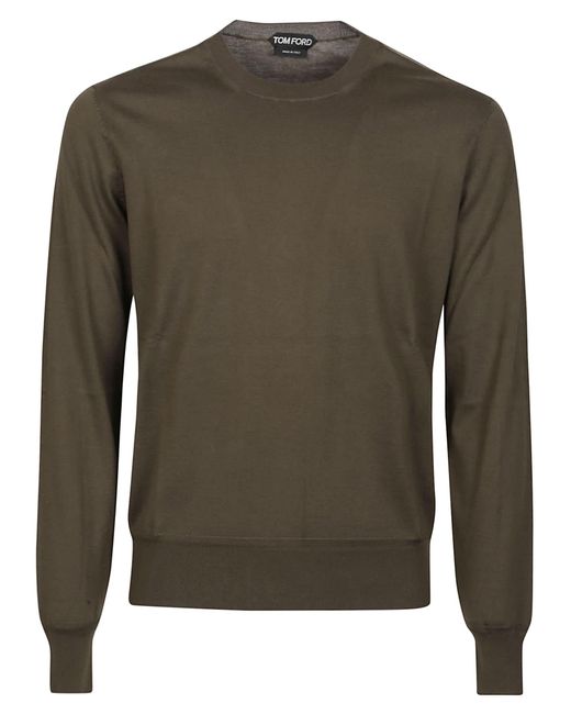 Tom Ford Green Long Sleeve Sweater for men
