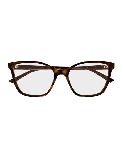 Gucci Brown Gg1995O Linea Emblem Eyeglasses