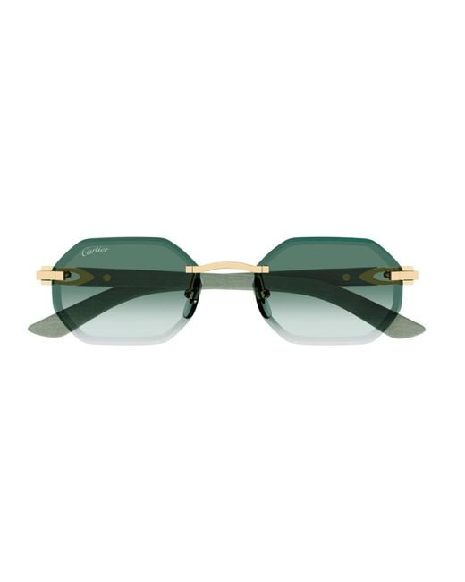 Cartier Green Ct0439s 004 Sunglasses