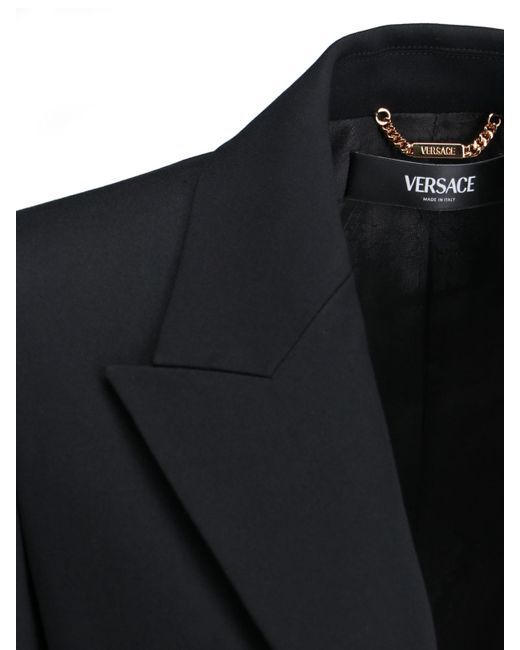Versace Black Single-breasted Blazer