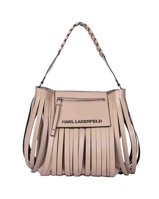 Karl Lagerfeld K/fringe Hobo Bag in Brown Save 16 Lyst UK