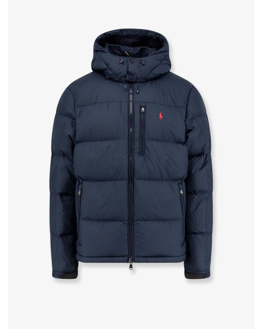 Polo Ralph Lauren Blue Recycled Polyester Down Jacket for men