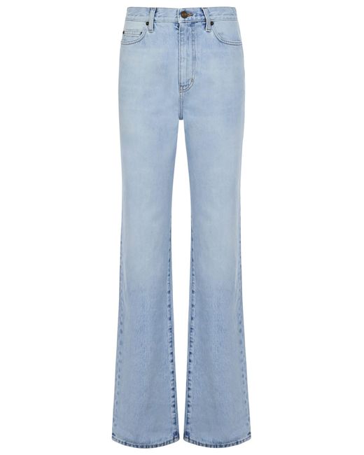 Saint Laurent Denim Janice Jeans in Blue | Lyst