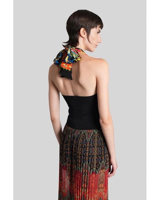 Alice + Olivia Black Lee Topwear