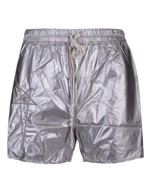 Rick Owens X Champion Gray Dolphin Boxer Shorts for men