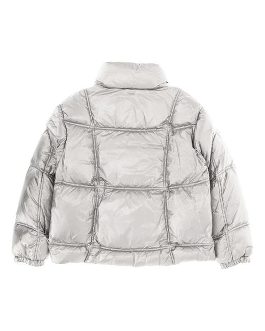Laminar Gray Metallic Shield Jacket Polyamide Trench & Raincoats