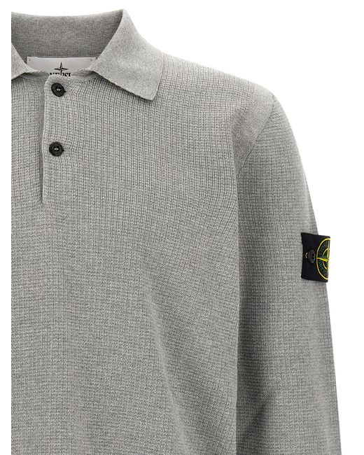 Stone Island Gray '5100024' Polo Shirt for men