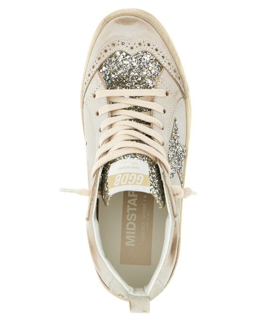Golden Goose Deluxe Brand White Leather High Top Sneakers
