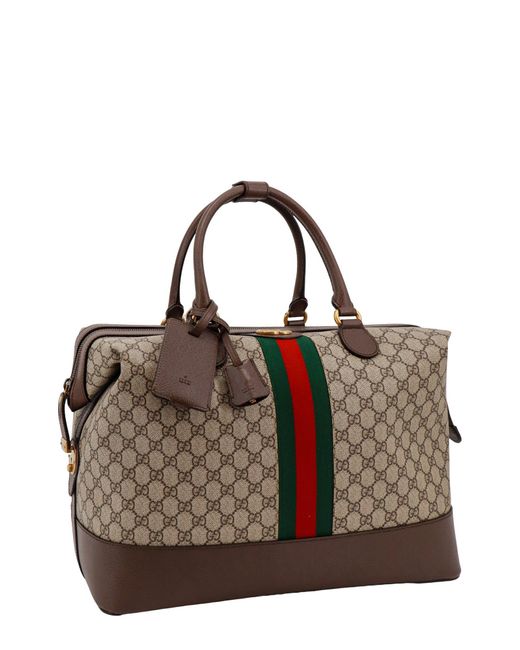 Gucci Brown Savoy Duffle Bag for men