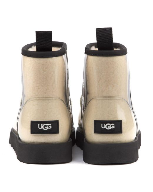 Ugg Black W Classic Mini Ankle Boots With Side Logo