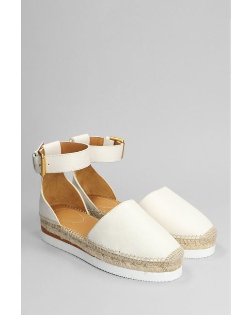 See By Chloé Natural Glyn Espadrilles