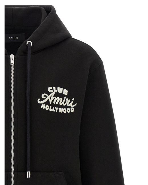 Amiri Black 'Club Hoodie for men