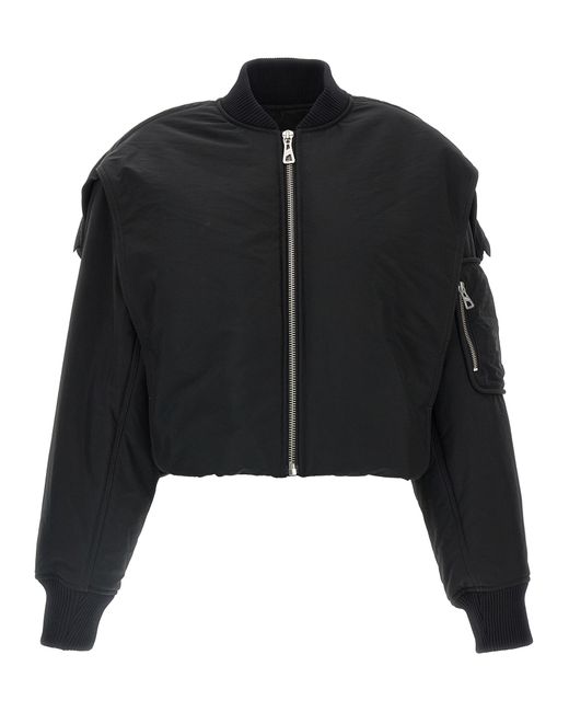 Jean Paul Gaultier Black The Hooded Bomber' Jacket