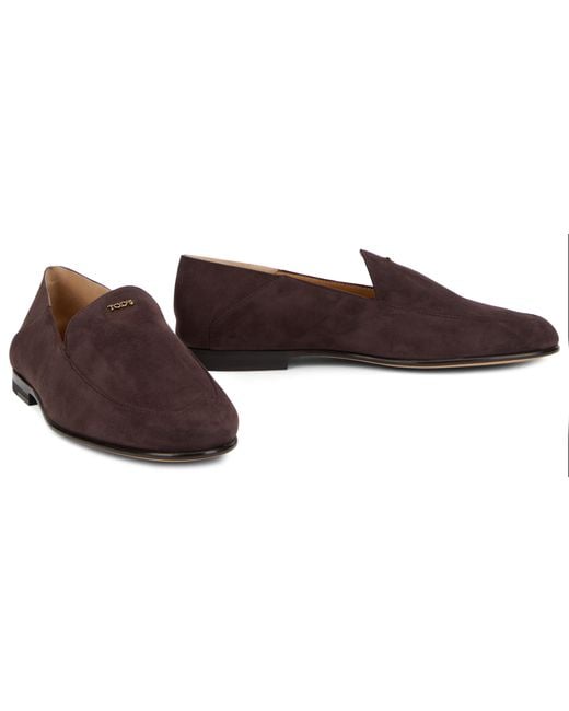 Tod's Brown Loafers Goat Leather