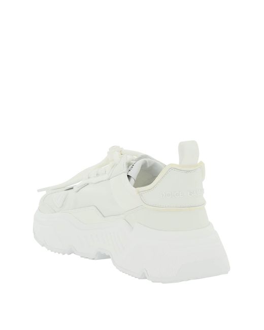 Dolce & Gabbana White Logo Runner Sneakers