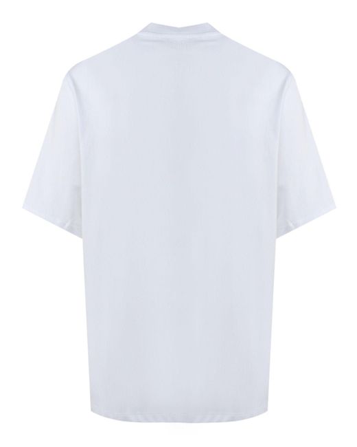 AMI White Cotton T-shirt for men