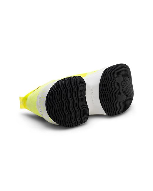 Hogan Yellow Platform Sneakers