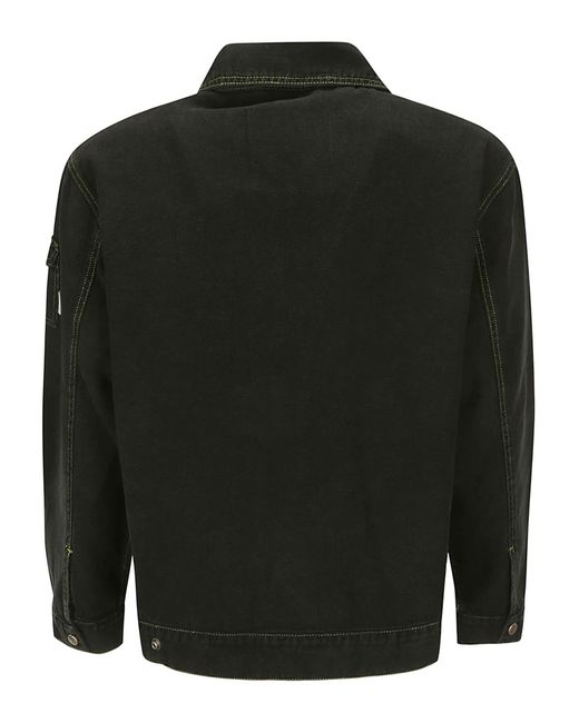 Rassvet (PACCBET) Black Canvas Work Jacket Woven for men