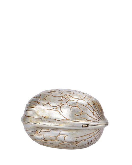 J.W. Anderson White Walnut Clutch
