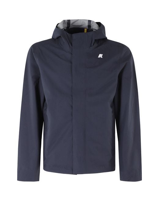 K-Way Blue Jacko Stretch 2L Poliuretanica Giubbotto for men