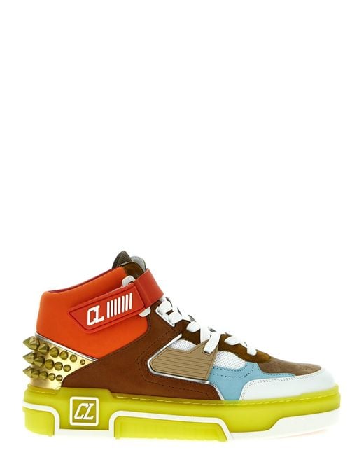 Christian Louboutin Multicolor Astroloubi Mid Sneakers for men