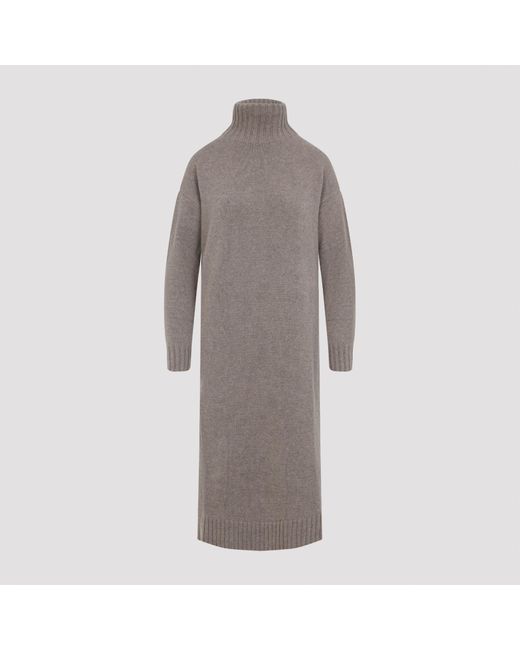 Max Mara Gray Summer Midi Dress