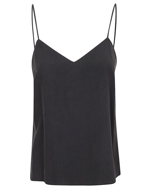 Max Mara Black Top Unghia Seta