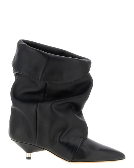 Isabel Marant Black Edrik Ankle Boots