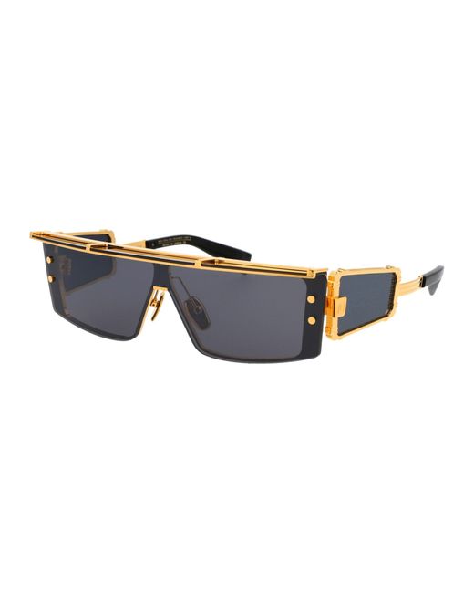 Balmain Gray Sunglasses for men