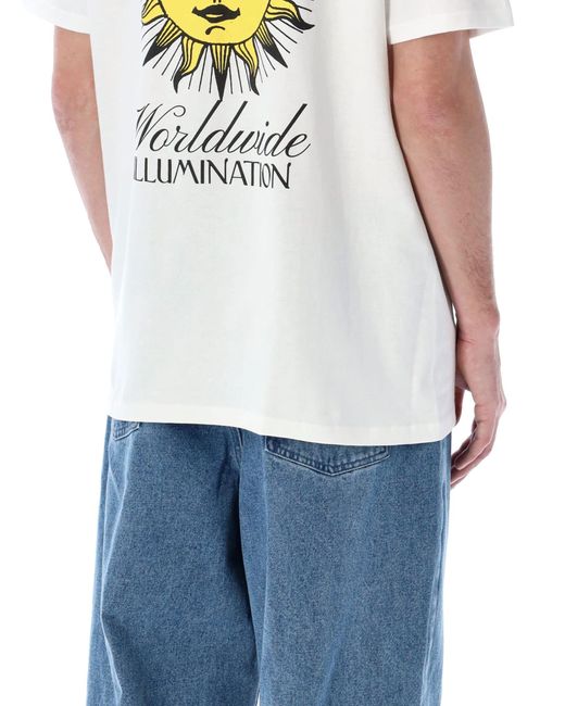 Obey White Illumination Classic T-Shirt for men