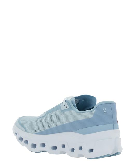 On Shoes Blue Sneakers Cloudmster Void Tech Fabric Trainers