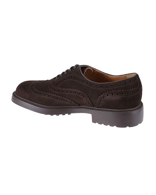 Doucal's Brown Visone Derbies for men