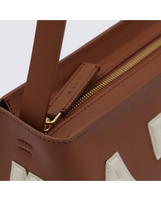 Marni Brown Shoulder Bag