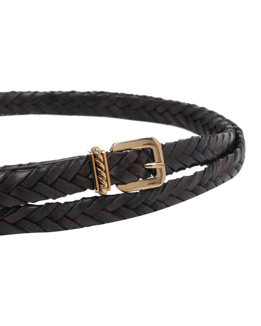 Etro Black Belts Calf Leather