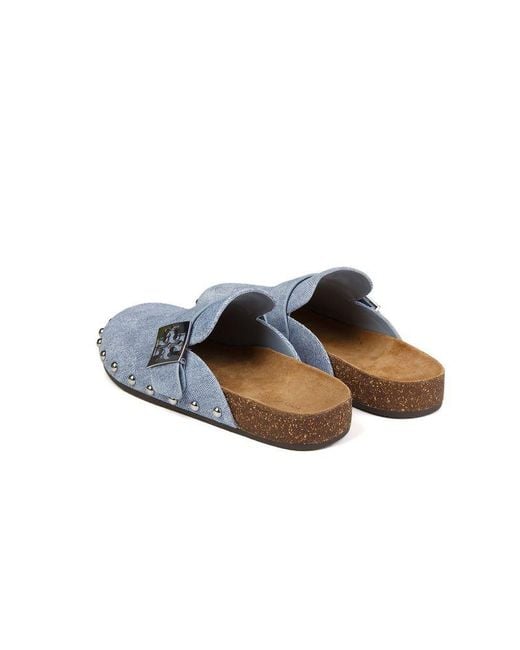 Tory Burch White Slides Cloud