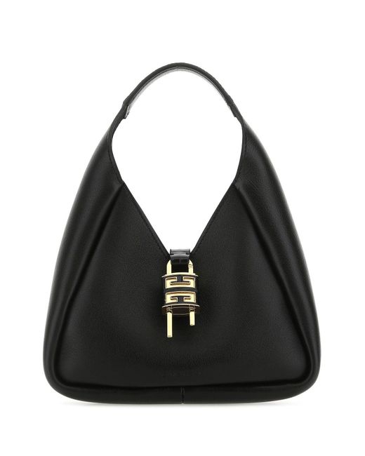 Givenchy Black Leather G-hobo Handbag