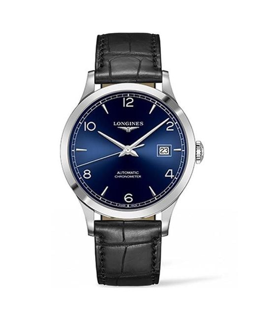 Longines Record 40 Mm Watches in Metallic for Men | Lyst