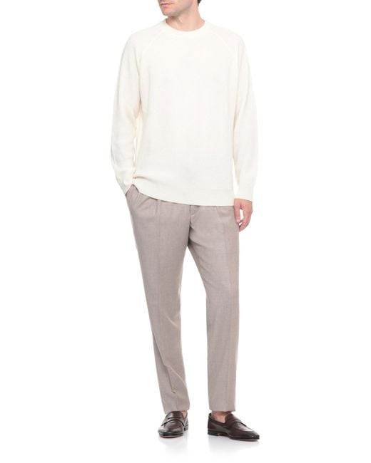 Incotex Gray Pattern 54 Pants for men