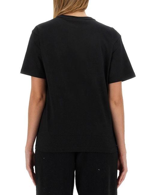 T By Alexander Wang Black Essential T-Shirt Cotton T-Shirts
