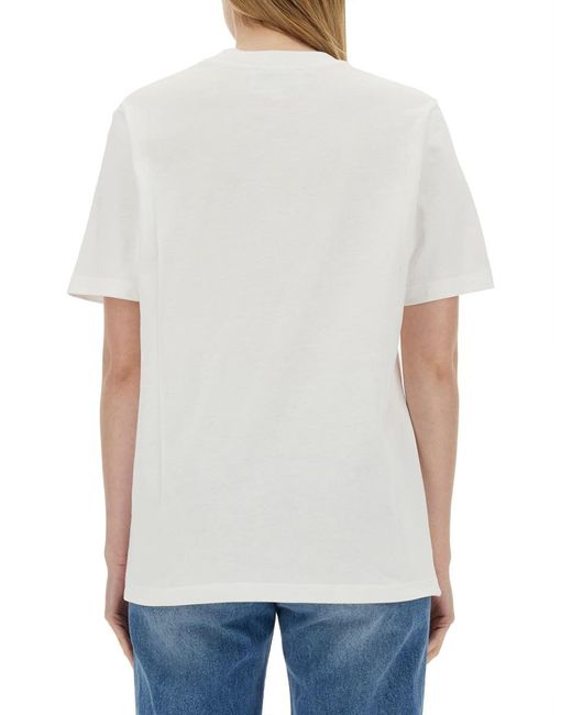 Casablancabrand White T-Shirt With Print