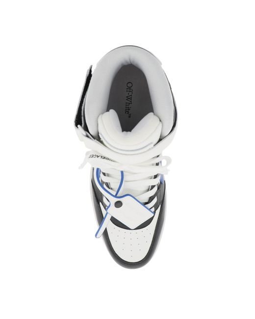 Off-White c/o Virgil Abloh Blue Off- Out Of Office High Top Sneakers for men
