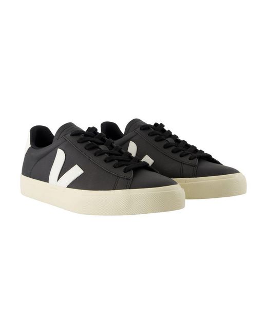 Veja Black Campo Sneakers And Chromefree Leather Calfskin Shoes for men